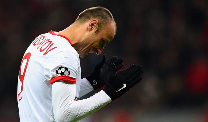 Dimitar Berbatov of AS Monaco FC reacts during their UEFA Champions League group stage match against Bayer 04 Leverkusen.jpg