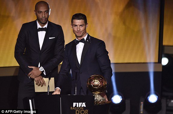 Cristiano Ronaldo - Winner Ballon D'OR 2014.JPG