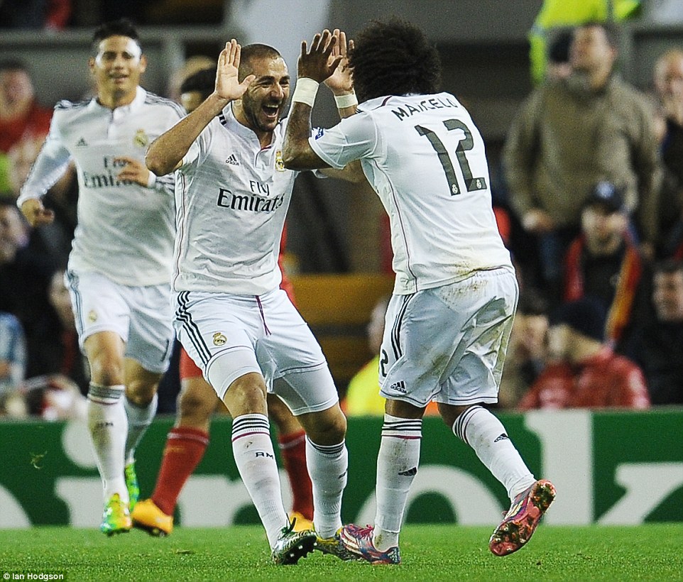 کریم بنزما|لیورپول 0 - 3 رئال مادرید / لیگ قهرمانان