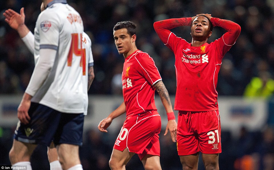 رحيم استرلینگ|بولتون 1 - 2 لیورپول / جام حذفی