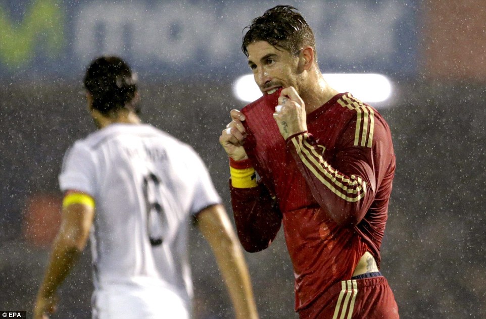 سرخیو راموس|اسپانیا 0 - 1 آلمان / دیدار دوستانه