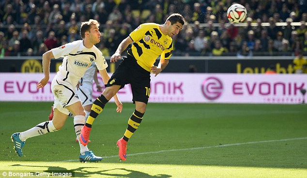 هنريخ مخیتاریان|بوروسيا دورتموند 3 - 0 پادِربورن / بوندسلیگا