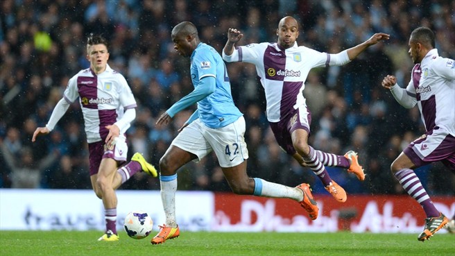 یحیی توره|یایا توره زننده گل دیگر تیمش در مقابل استون ویلا بود