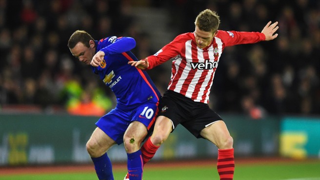 وین رونی|ساوتهمپتون 1 - 2 منچستر یونایتد / لیگ جزیره