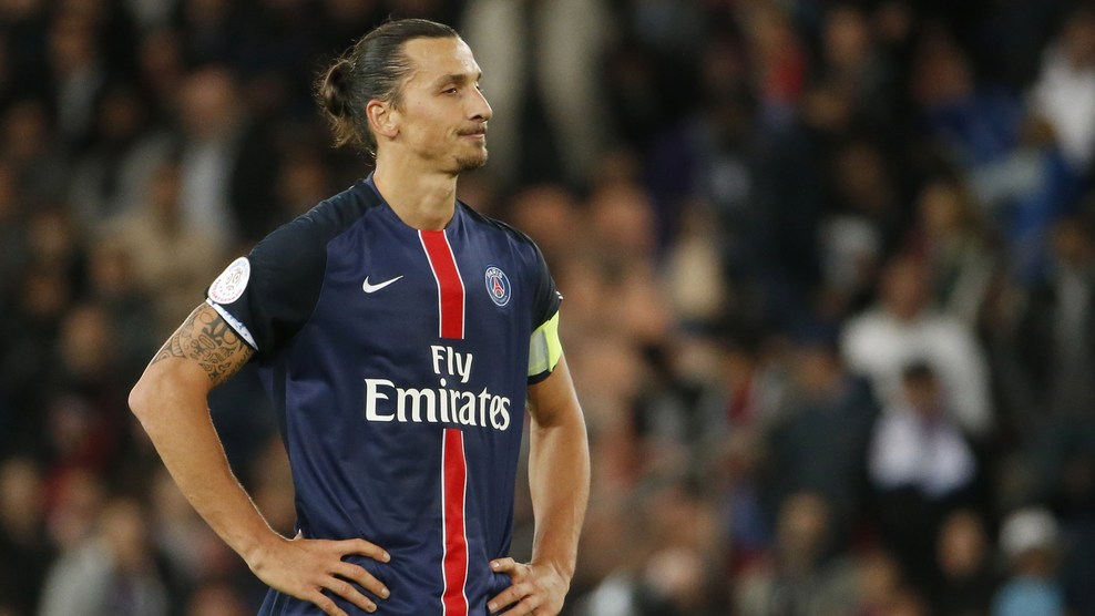 زلاتان ایبراهیموویچ|پاریس سن ژرمن 3 - 0 گوینگام / لوشامپیونه