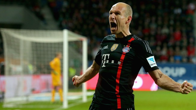 آرین روبن|اوگزبورگ 0 - 4 بایرن مونیخ / بوندسلیگا