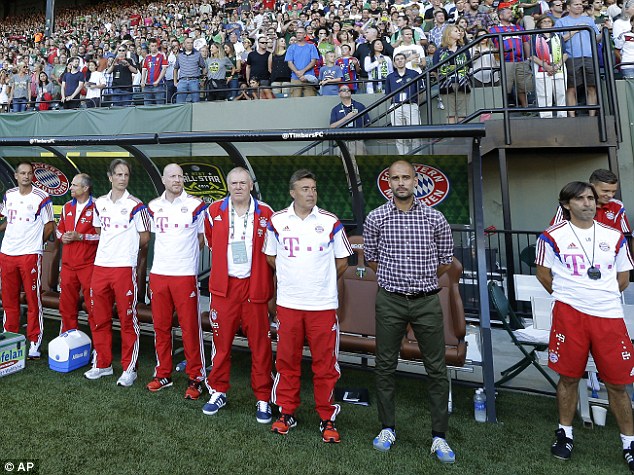 جوزپه گوآردیولا|ستارگان ام ال اس 2-1 بایرن مونیخ / دیدار دوستانه