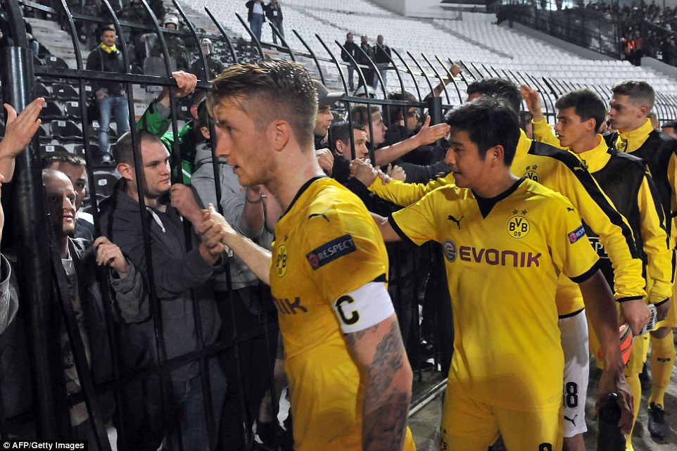 ماركو رویس|پائوک 1 - 1 بوروسيا دورتموند / لیگ اروپا