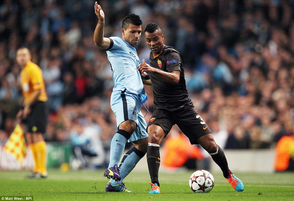 اشلی کول|منچسترسیتی 1-1 آ اس رم / لیگ قهرمانان