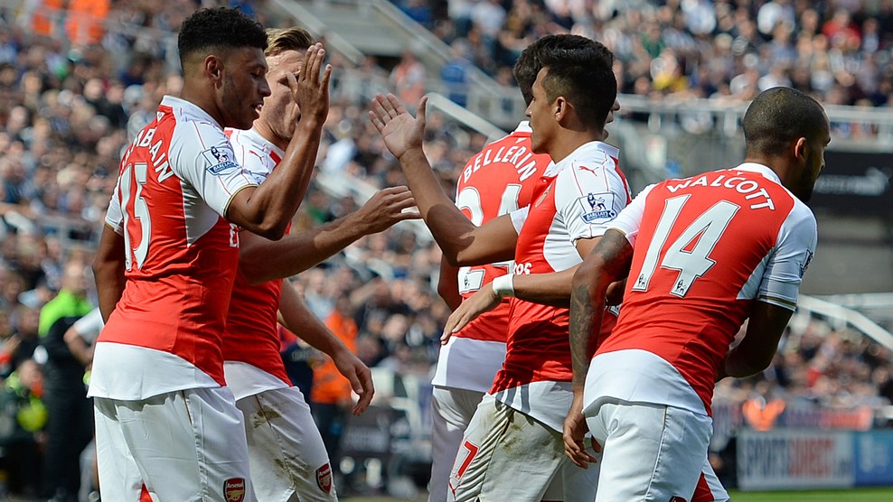 الکس اوکسلید چمبرلین|نیوکاسل 0 - 1 آرسنال / لیگ برتر انکلستان