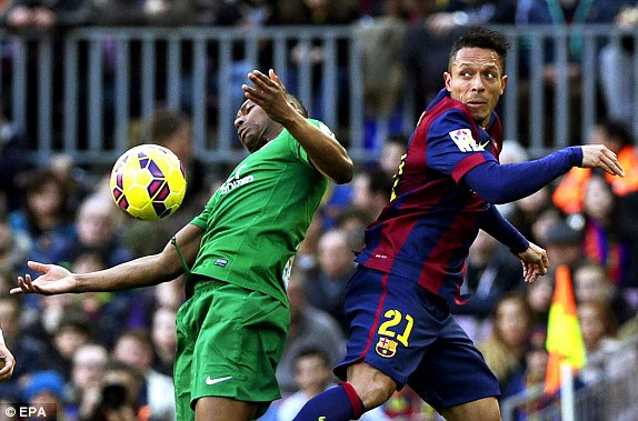 آدریانو|بارسلونا 5 - 0 لوانته / لالیگا