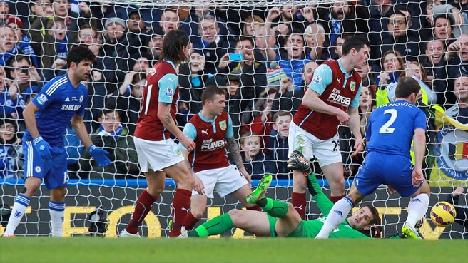 برانیسلاو ایوانوویچ|چلسی 1 - 1 بِرنلی / لیگ جزیره