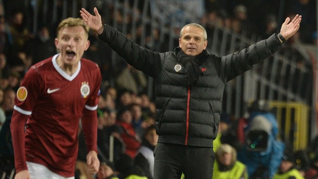 عکس العمل سرمربی اسپارتا پراگ|اسپارتا پراگ 0 - 0 ناپولی / لیگ اروپا