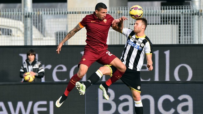 خوزه هوليباس|اودینزه 0 - 1 رم / سری آ