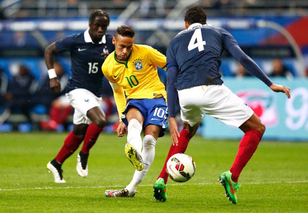 نیمار|فرانسه 1 - 3 برزیل / دیدار دوستانه