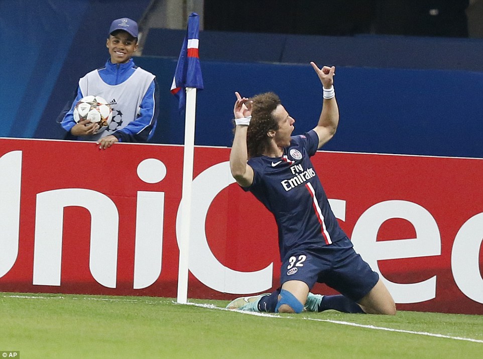 داوید لوئیز|پاریس سن ژرمن 3-2 بارسلونا / لیگ قهرمانان