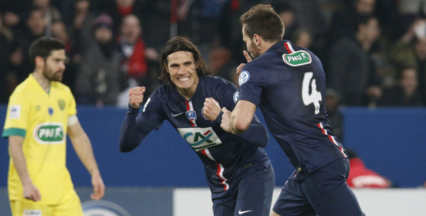 ادینسون کاوانی|پاریس سن ژرمن 2-0 نانت / جام حذفی