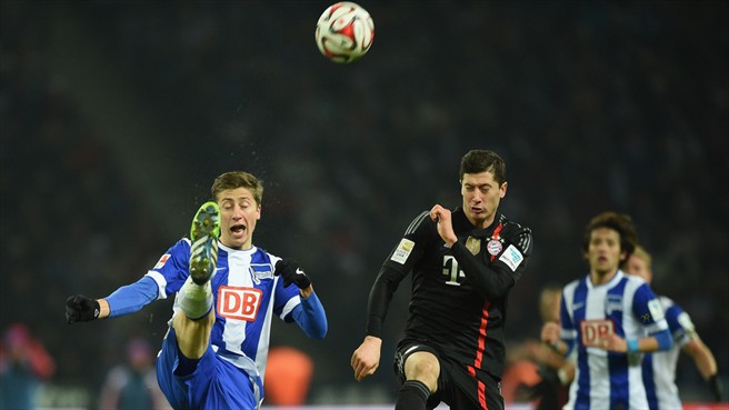 رابرت لواندوفسکی|هرتابرلين 0 - 1 بایرن مونیخ / بوندسلیگا