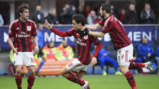 جياكومو بوناونتورا|میلان 2 - 0 چزنا / سری آ