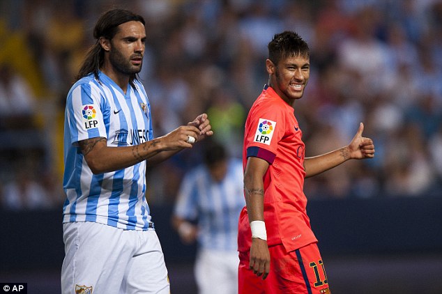 نیمار|مالاگا 0-0 بارسلونا / لالیگا