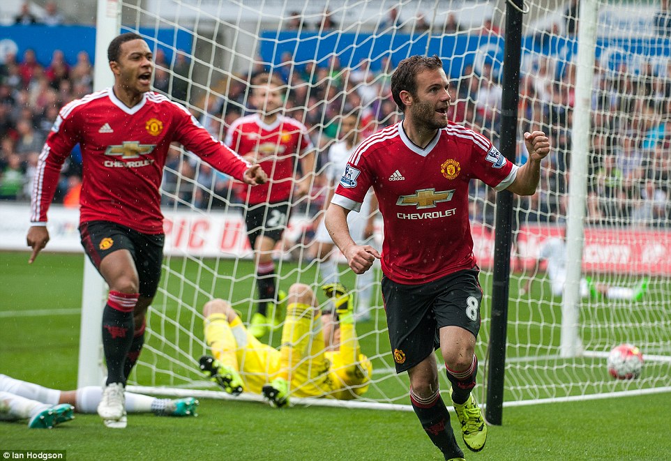 خوان ماتا|سوانسی 2 - 1 منچستر یونایتد / لیگ جزیره