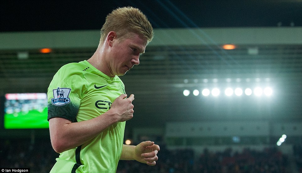 کوین دی بروین|ساندرلند 1 - 4 منچستر سیتی / جام اتحادیه