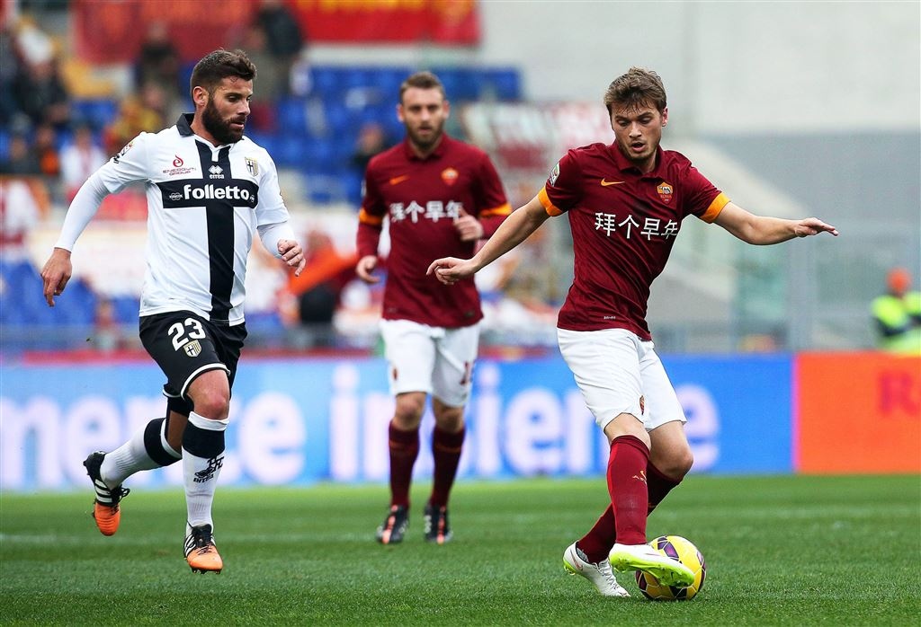 درگیری دو بازیکن سر توپ|رم 0 - 0 پارما