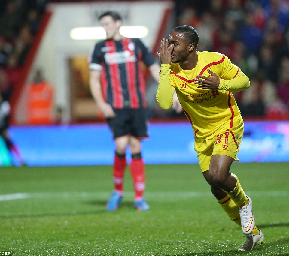 رحيم استرلینگ|ای اف سی بورنموث 1 - 3 لیورپول / جام اتحادیه