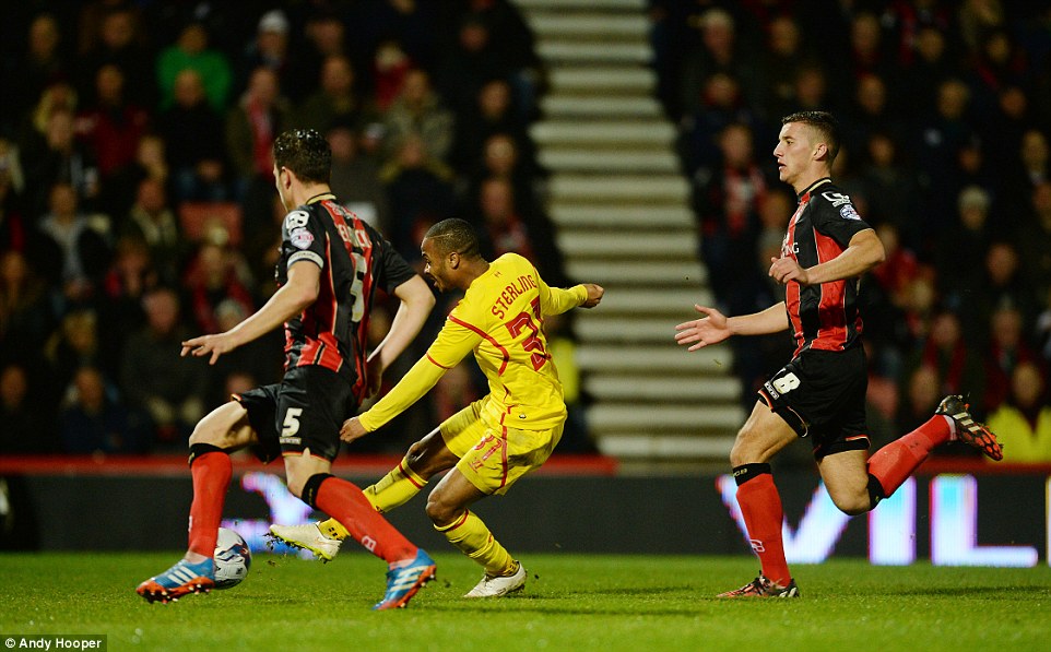 رحيم استرلینگ|ای اف سی بورنموث 1 - 3 لیورپول / جام اتحادیه