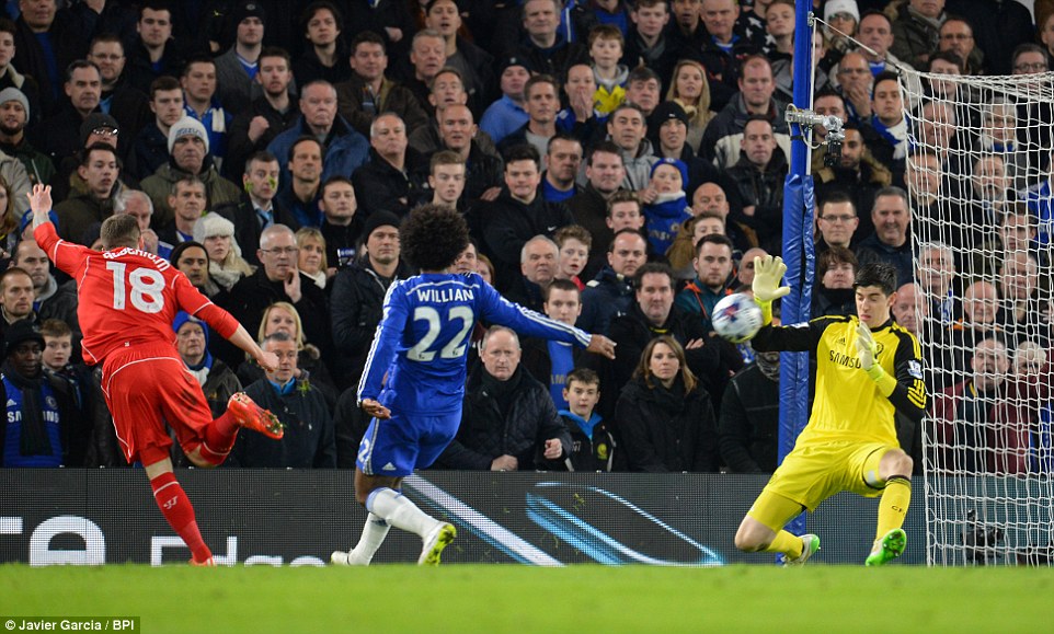 آلبرتو مورنو - تیبو كورتوآ|چلسی 1 - 0 لیورپول / جام اتحادیه