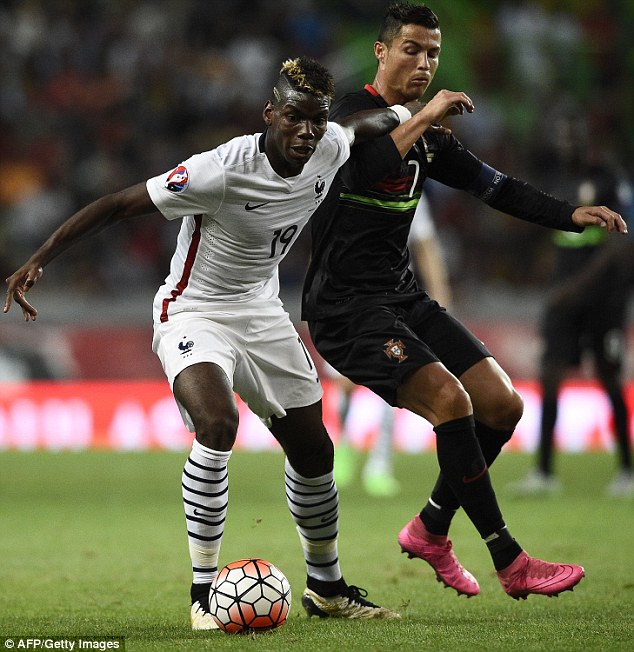 پل پوگبا - کریستیانو رونالدو|پرتغال 0 - 1 فرانسه / دیدار دوستانه