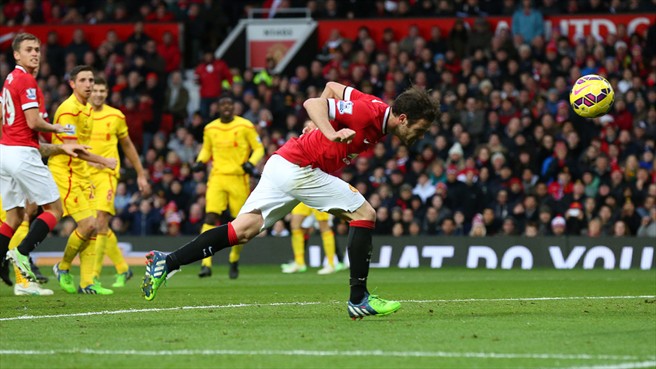 خوان ماتا|منچستر یونایتد 3 - 0 لیورپول / لیگ جزیره