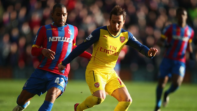 سانتی کازورلا|کریستال پالاس 1 - 2 آرسنال / لیگ جزیره