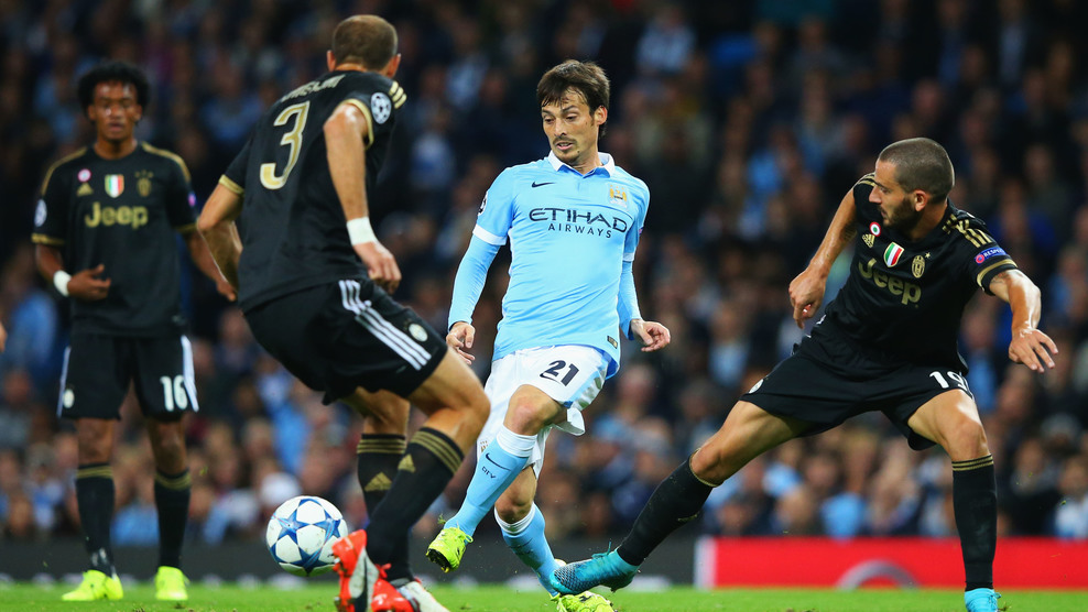 داوید سیلوا - جورجیو کیه لینی|منچستر سیتی 1 - 2 یوونتوس / لیگ قهرمانان