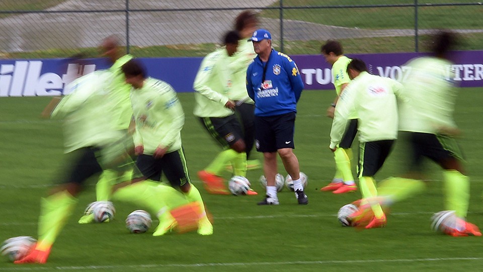 اسکولاری|تمرین تیم ملی برزیل