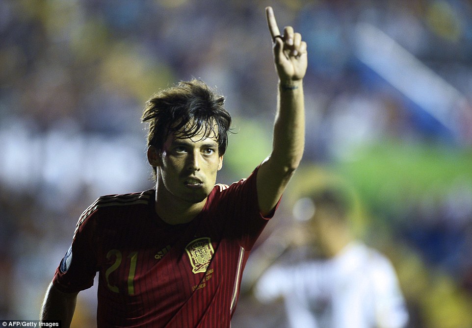 داوید سیلوا|اسپانیا 5 –1 مقدونیه / مقدماتی یورو 2016