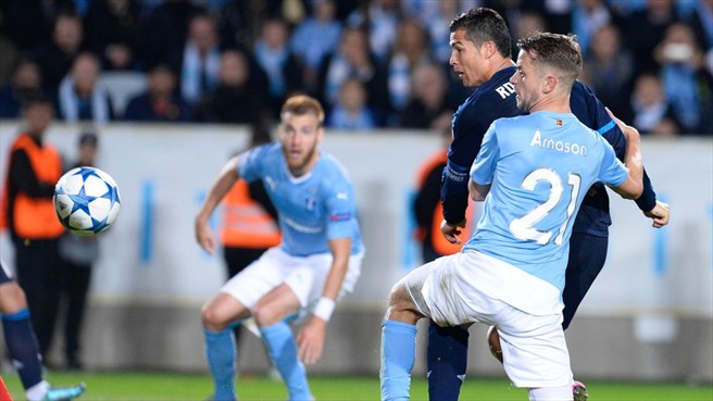 کریستیانو رونالدو|مالمو 0 - 2 رئال مادرید / لیگ قهرمانان