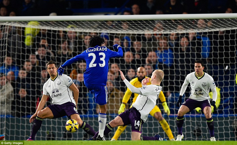 خوان کوآدرادو|چلسی 1 - 0 اورتون / لیگ جزیره