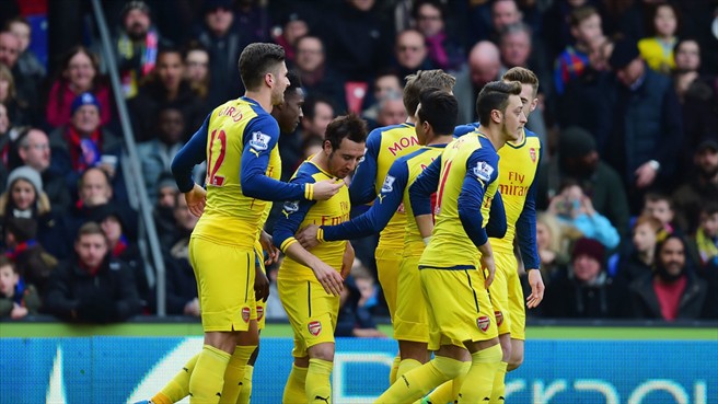 سانتی کازورلا|کریستال پالاس 1 - 2 آرسنال / لیگ جزیره