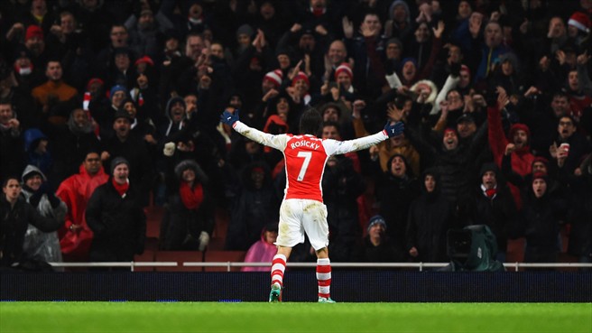 توماس روسیچکی|آرسنال 2 - 1 کوئینز پارک رنجرز / لیگ جزیره