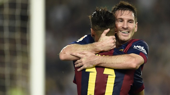 نیمار - لیونل مسی|بارسلونا 3 - ایبار / لالیگا