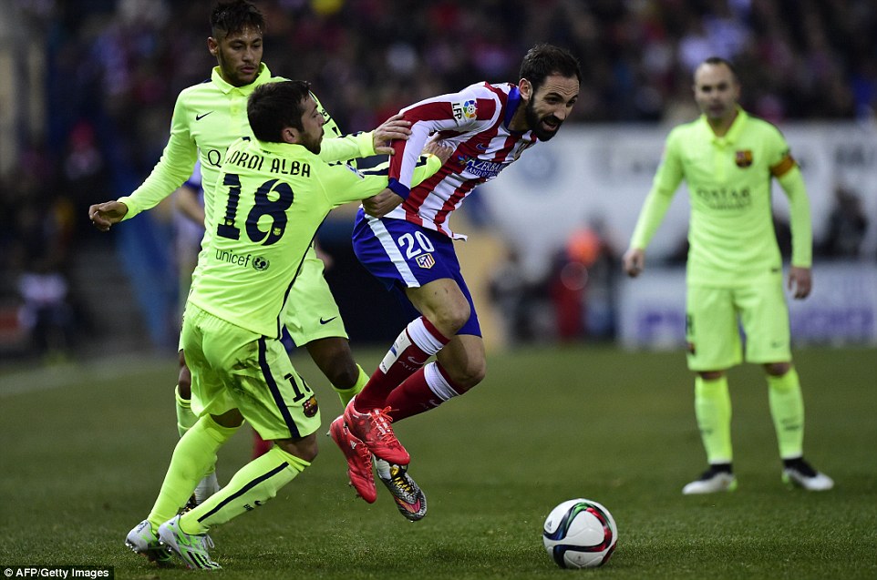 خوان فران - جوردی آلبا|اتلتیکو مادرید 2 - 3 بارسلونا / جام حذفی اسپانیا