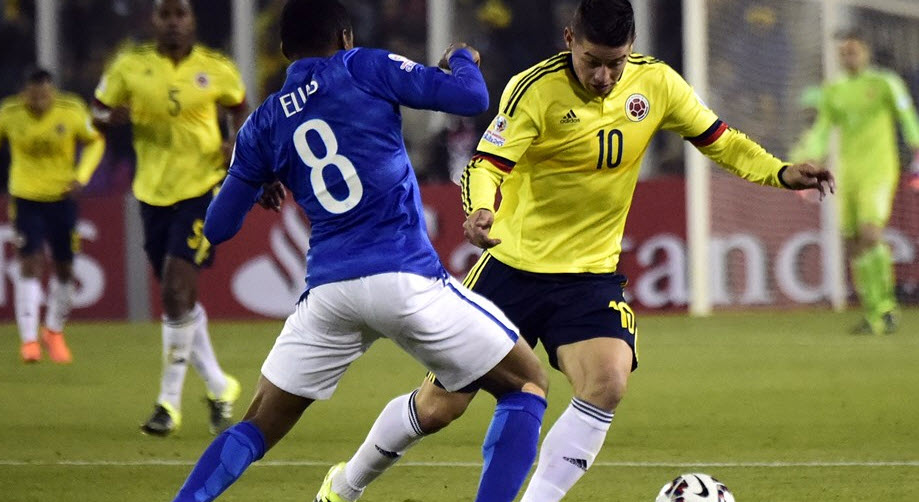 جیمز رودریگز|برزیل 0 - 1 کلمبیا / کوپا آمریکا  2015