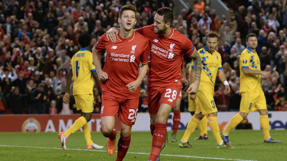 آدم لالانا|لیورپول 1 - 1 سیون / لیگ اروپا