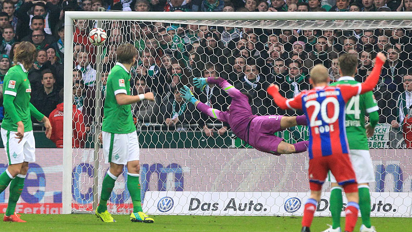 لحظه به ثمر رسیدن گل بایرن|وردر برمن 0 - 4 بایرن مونیخ / بوندسلیگا