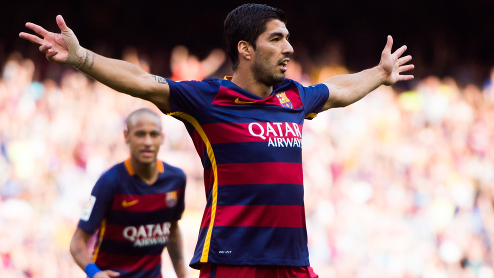 لوئیس سوارز|بارسلونا 2 - 1 لاس پالماس / لالیگا