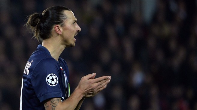 زلاتان ایبراهیموویچ|پاریس سن ژرمن 3 - 1 آژاكس / لیگ قهرمانان