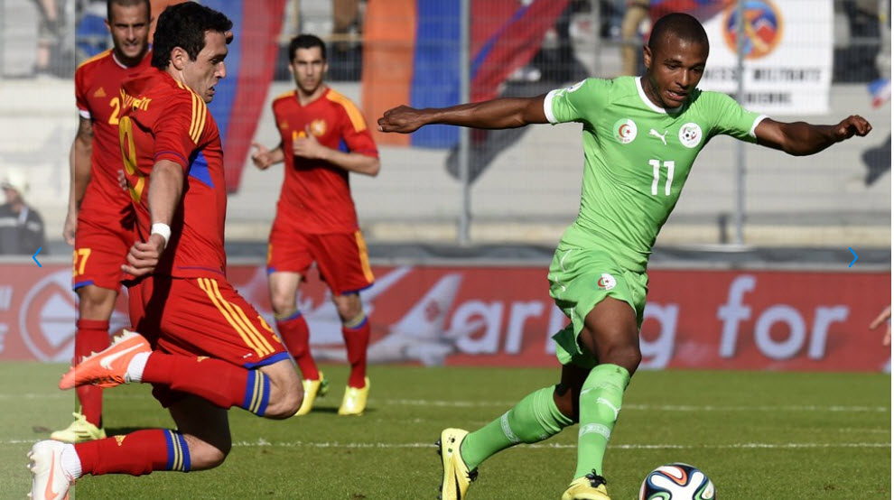 یاسین براهیمی|الجزایر 3-1 ارمنستان / دیدار دوستانه