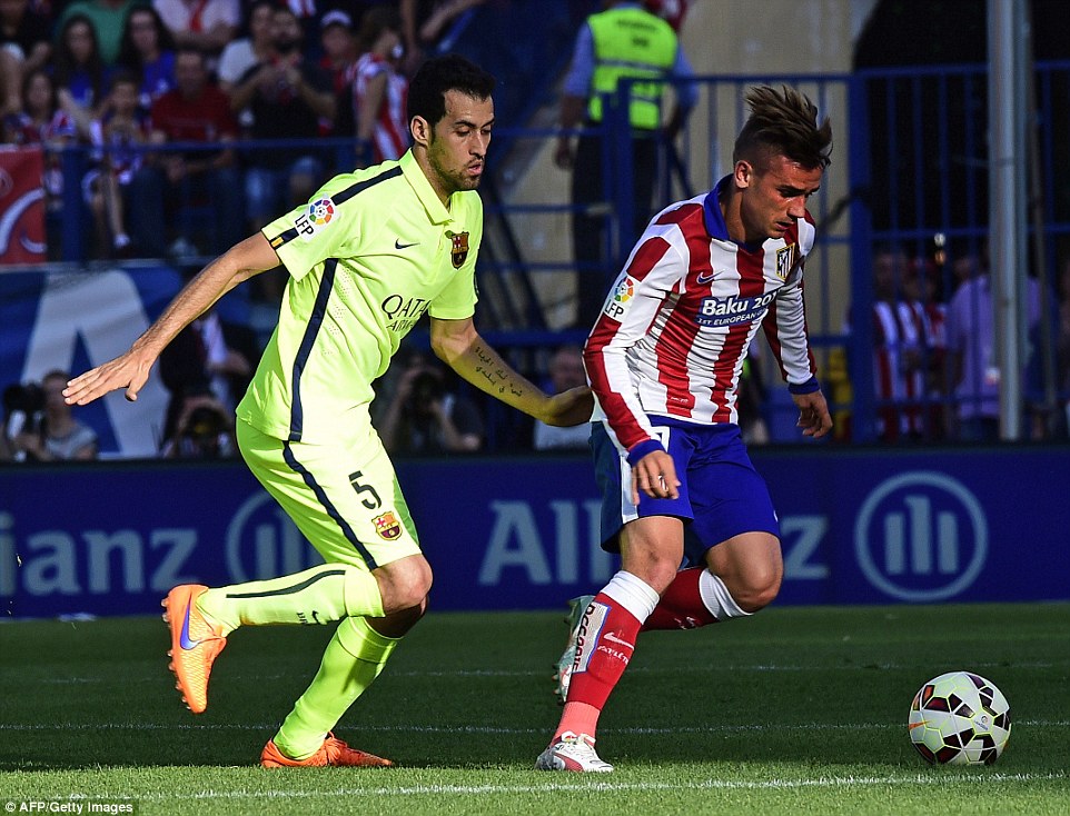 آنتوان گریزمن|اتلتیکو مادرید 0 - 1 بارسلونا / لالیگا