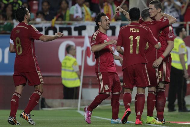 خاویر هرناندز - سرخیو بوسکتس|اسپانیا 2-0 بولیوی